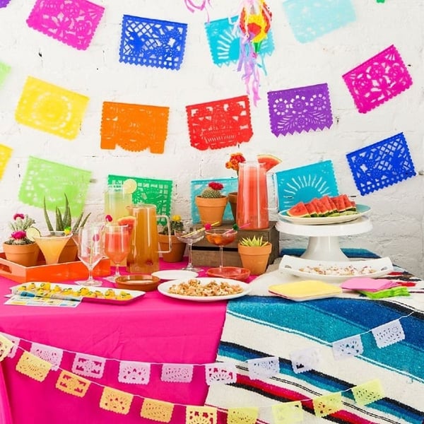 4 Red Glow Stick Fiesta Party Supplies