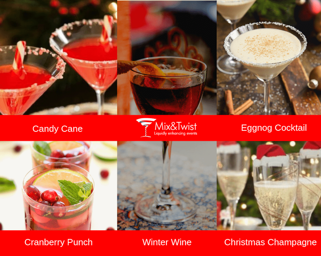 Christmas Cocktail Collage